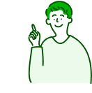 イラスト：店長さんにシフトボードの説明をする人