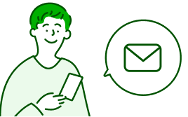 イラスト：店長さんにAirシフト紹介ページのアドレスを送る人